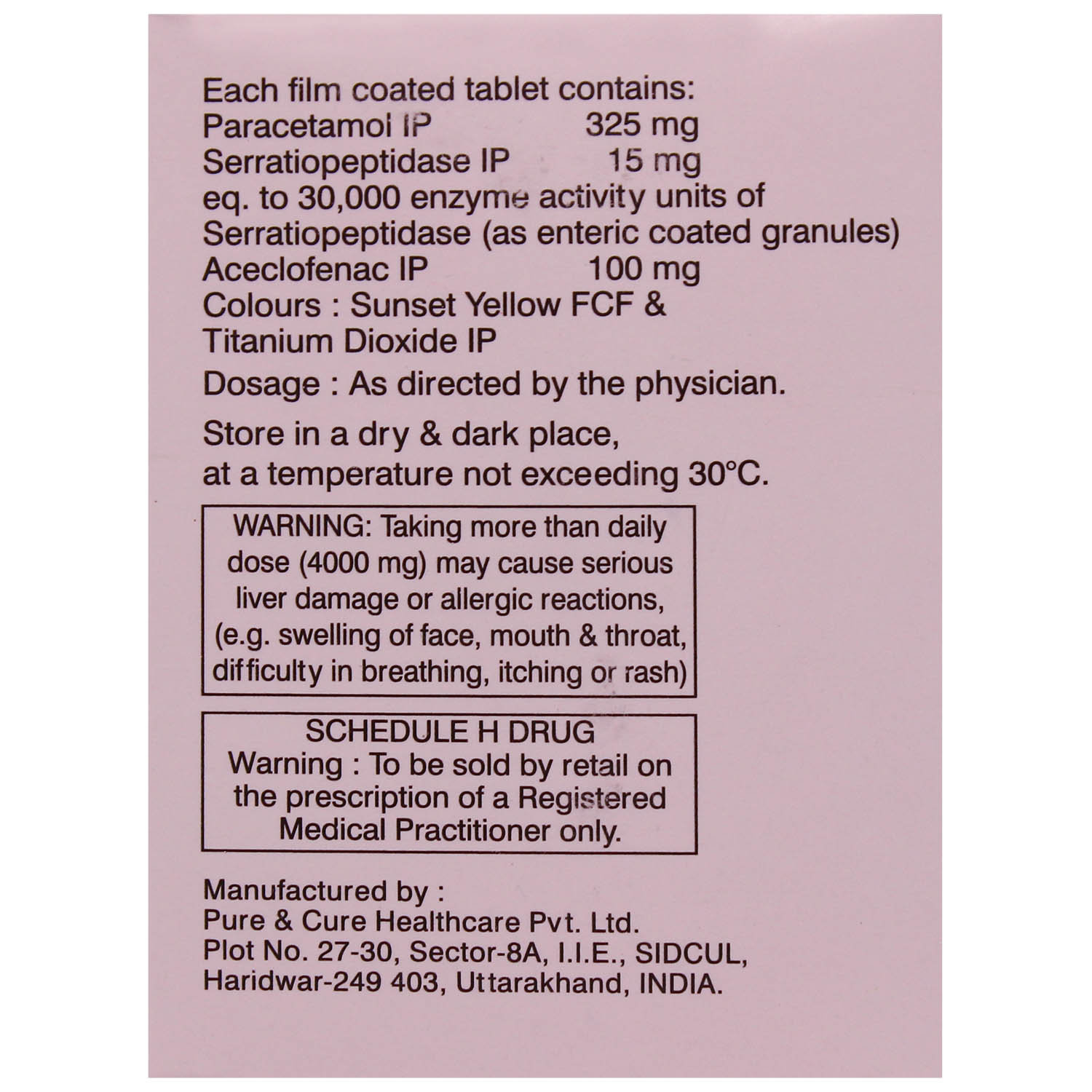 Acemiz-S Tablet 10's, Pack of 10 TABLETS Acemiz-S Tablet 10's, Pack of 10 TABLETS