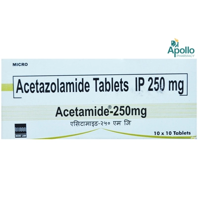 Acetamide 250 mg Tablet 10's, Pack of 10 TabletS