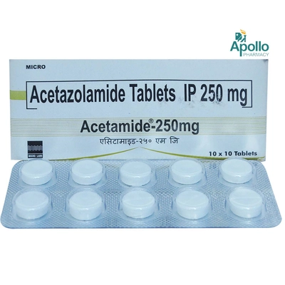 Acetamide 250 mg Tablet 10's, Pack of 10 TabletS