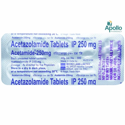 Acetamide 250 mg Tablet 10's, Pack of 10 TabletS