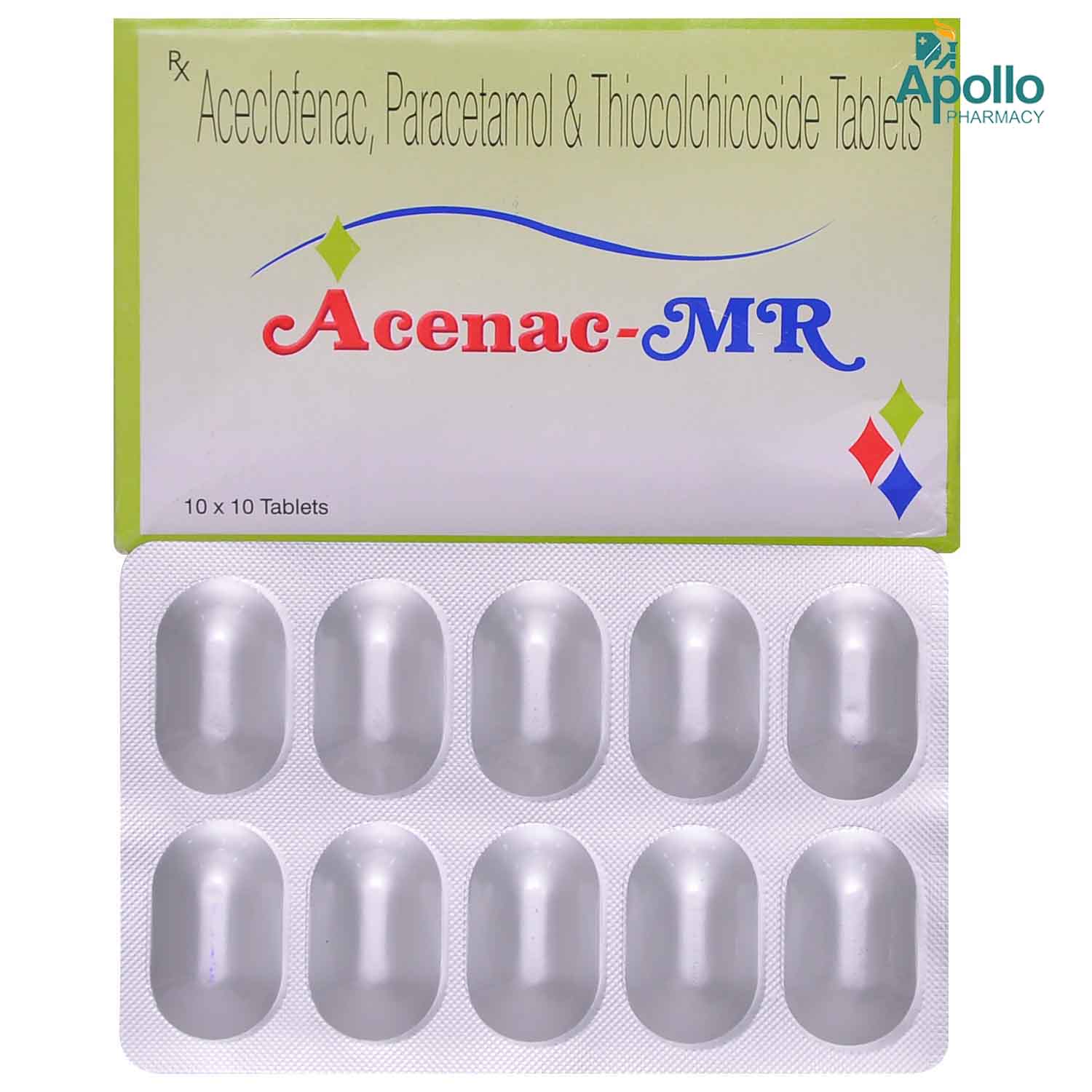 Buy Acenac-MR Tablet 10's Online