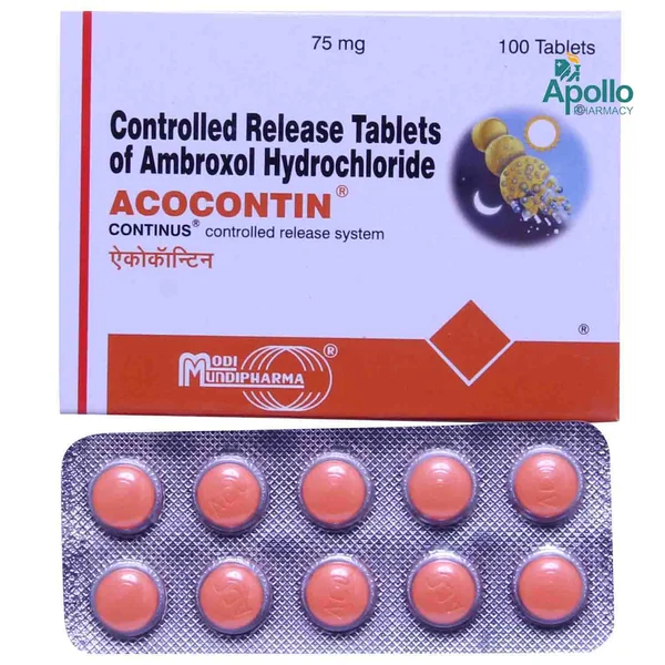 Acocontin Tablet 10's, Pack of 10 TABLETS