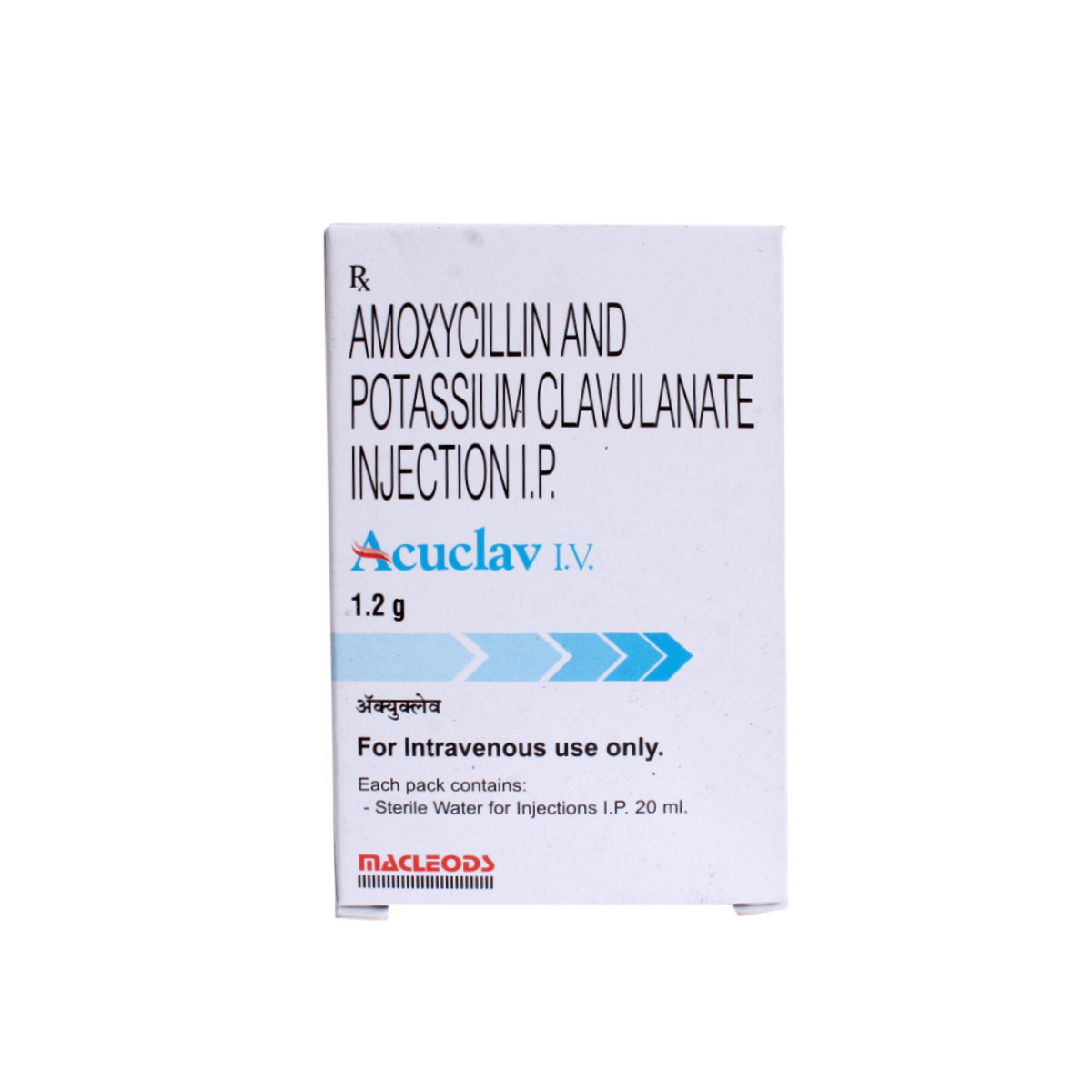 Acuclav 1.2 gm Injection 1's, Pack of 1 Injection Acuclav 1.2 gm Injection 1's, Pack of 1 Injection