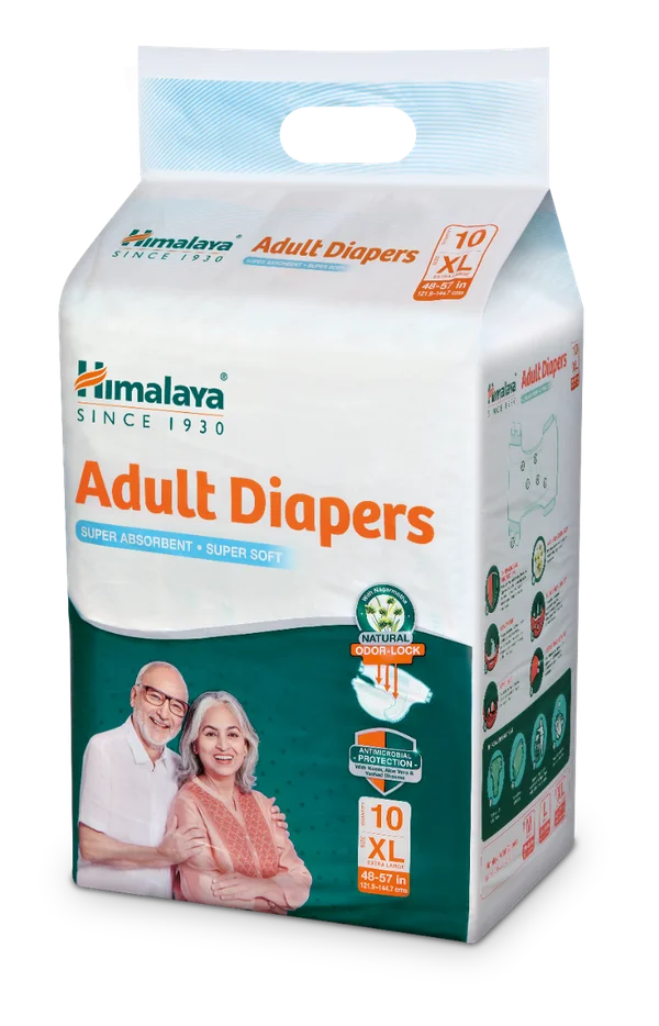 Himalaya Adult Diapers XL, 10 Count, Pack of 1