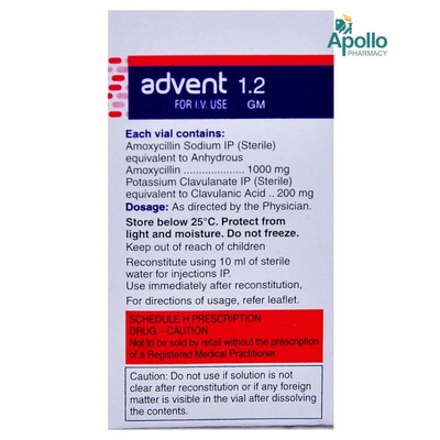 Advent 1.2 gm Injection 1's, Pack of 1 Injection