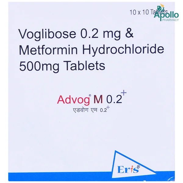 Advog M 0.2 Plus Tablet 10's, Pack of 10