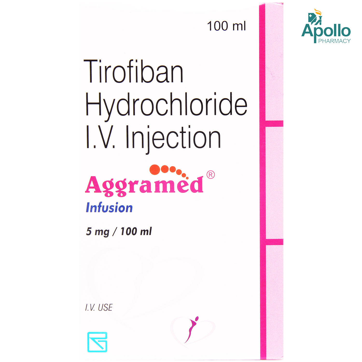 Buy AGGRAMED 5MG I.V INJECTION 100ML Online