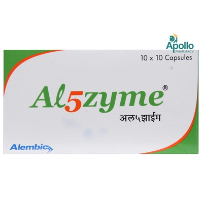 Al5Zyme Capsule 10's, Pack of 10 CAPSULES