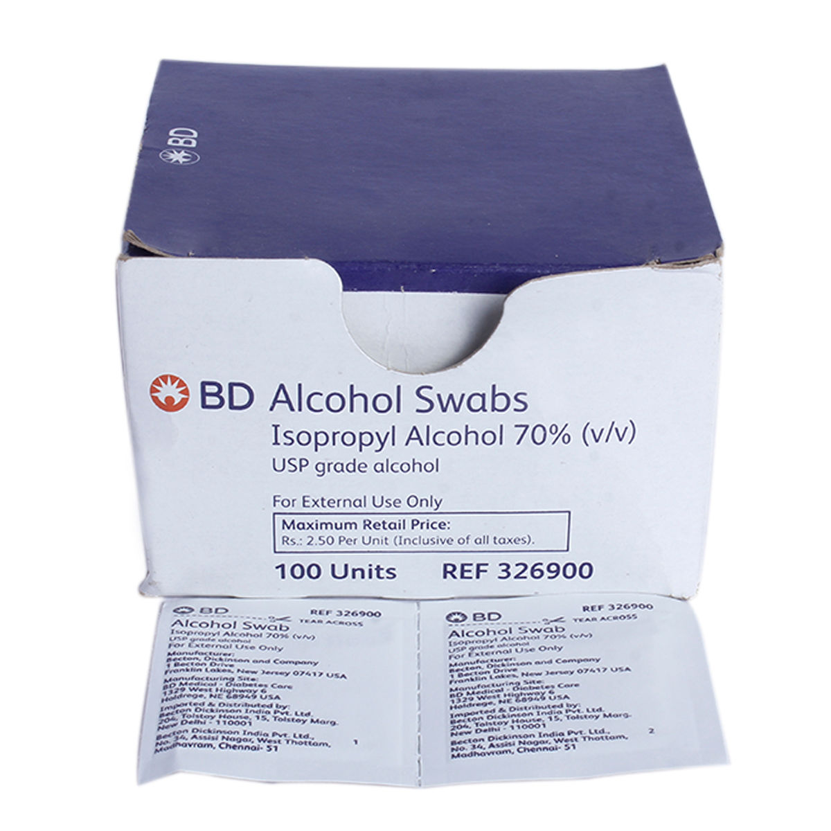 Buy BD Alcohol Swabs 100's Online