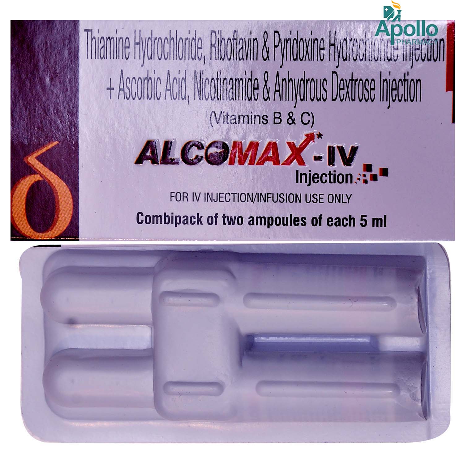 Buy Alcomax-Iv Injection 5ml Online