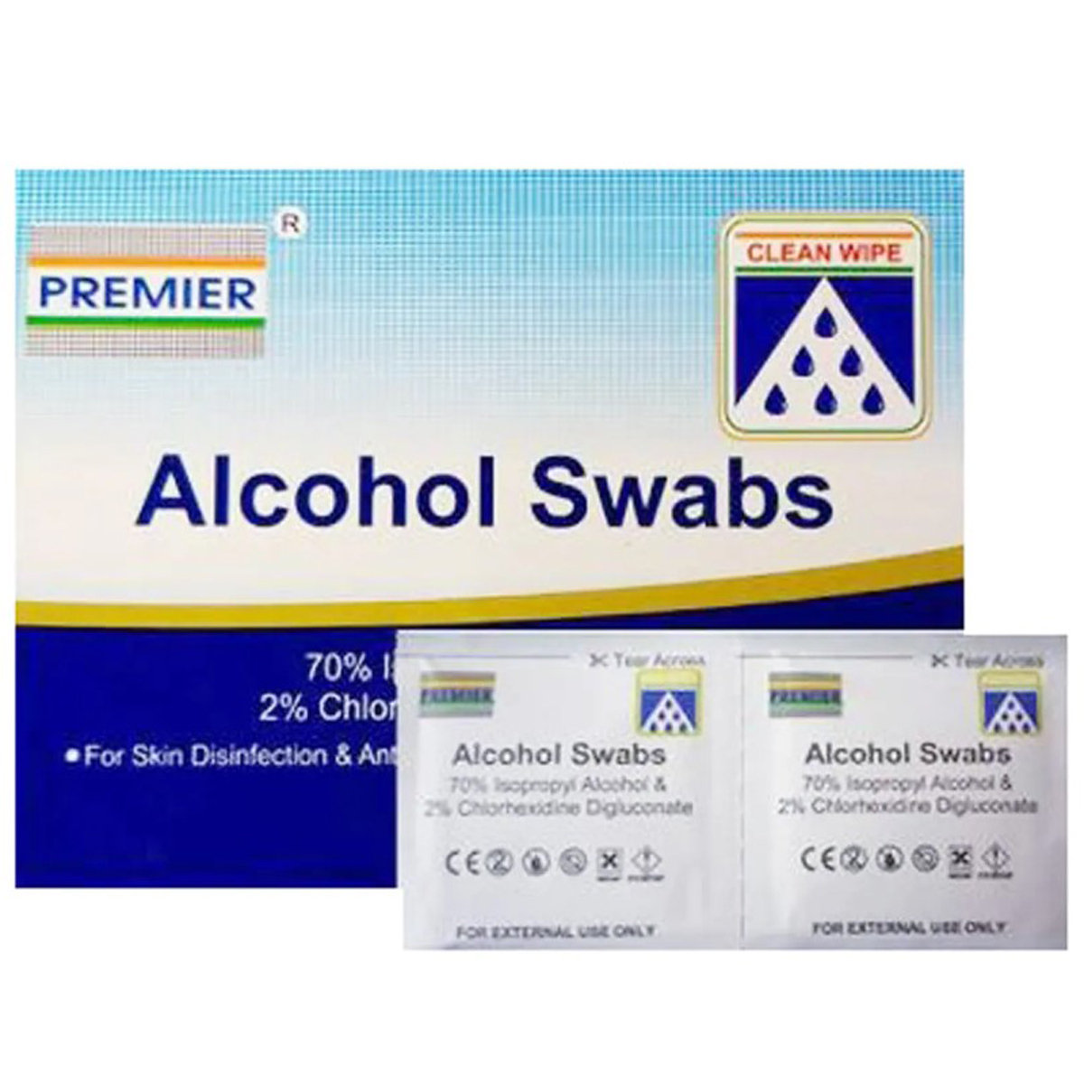 Alcohol Swabs, 100 Count, Pack of 100 SWABS Alcohol Swabs, 100 Count, Pack of 100 SWABS