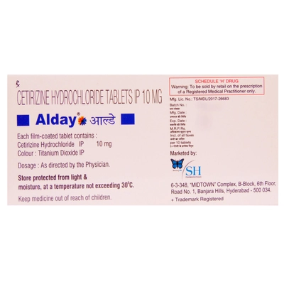 Alday Tablet 10's, Pack of 10 TABLETS