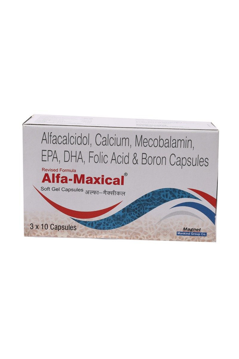 Alfa-Maxical Capsule 10's, Pack of 10 CAPSULES Alfa-Maxical Capsule 10's, Pack of 10 CAPSULES