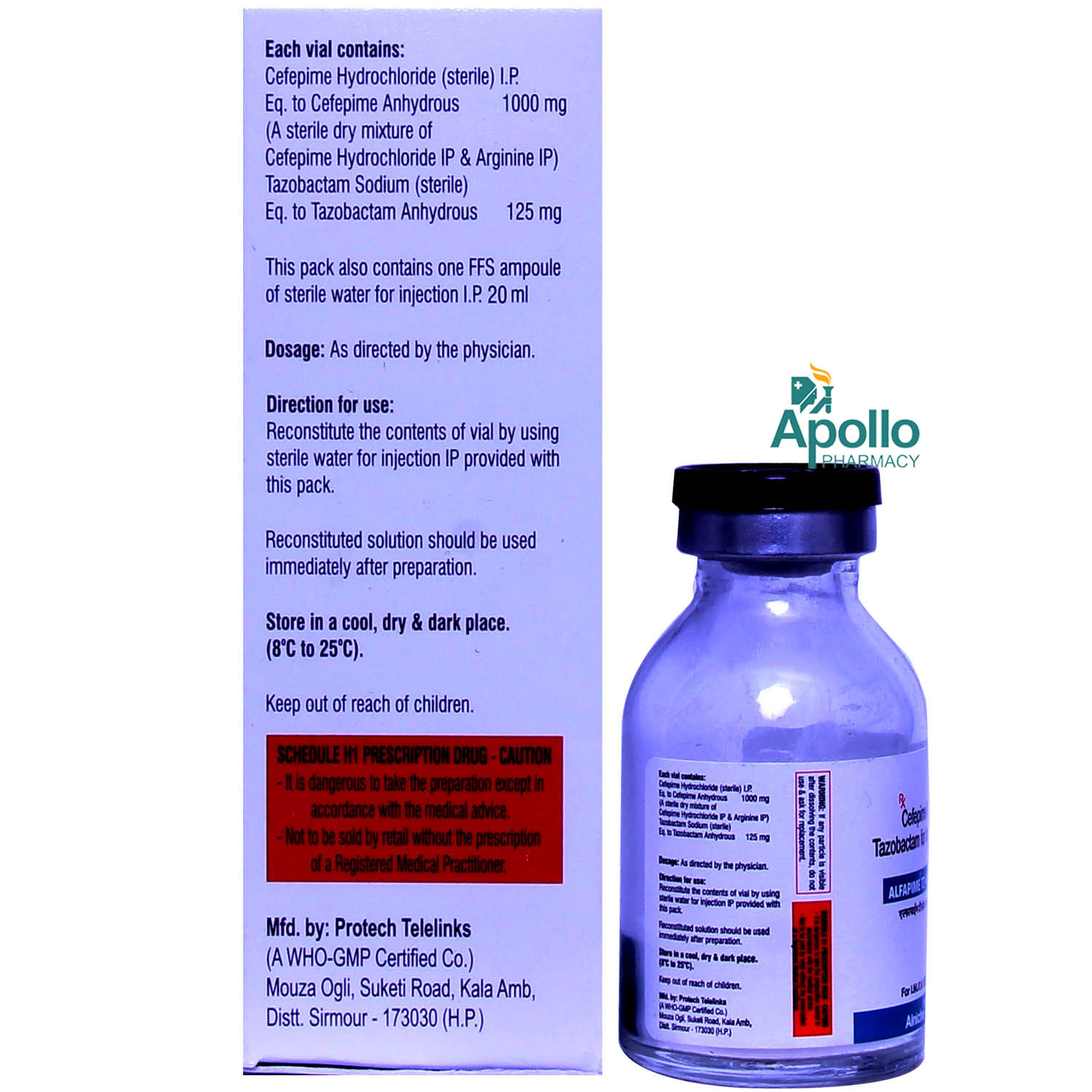 Alfapime Tz-1.125Gm Injection, Pack of 1 Alfapime Tz-1.125Gm Injection, Pack of 1