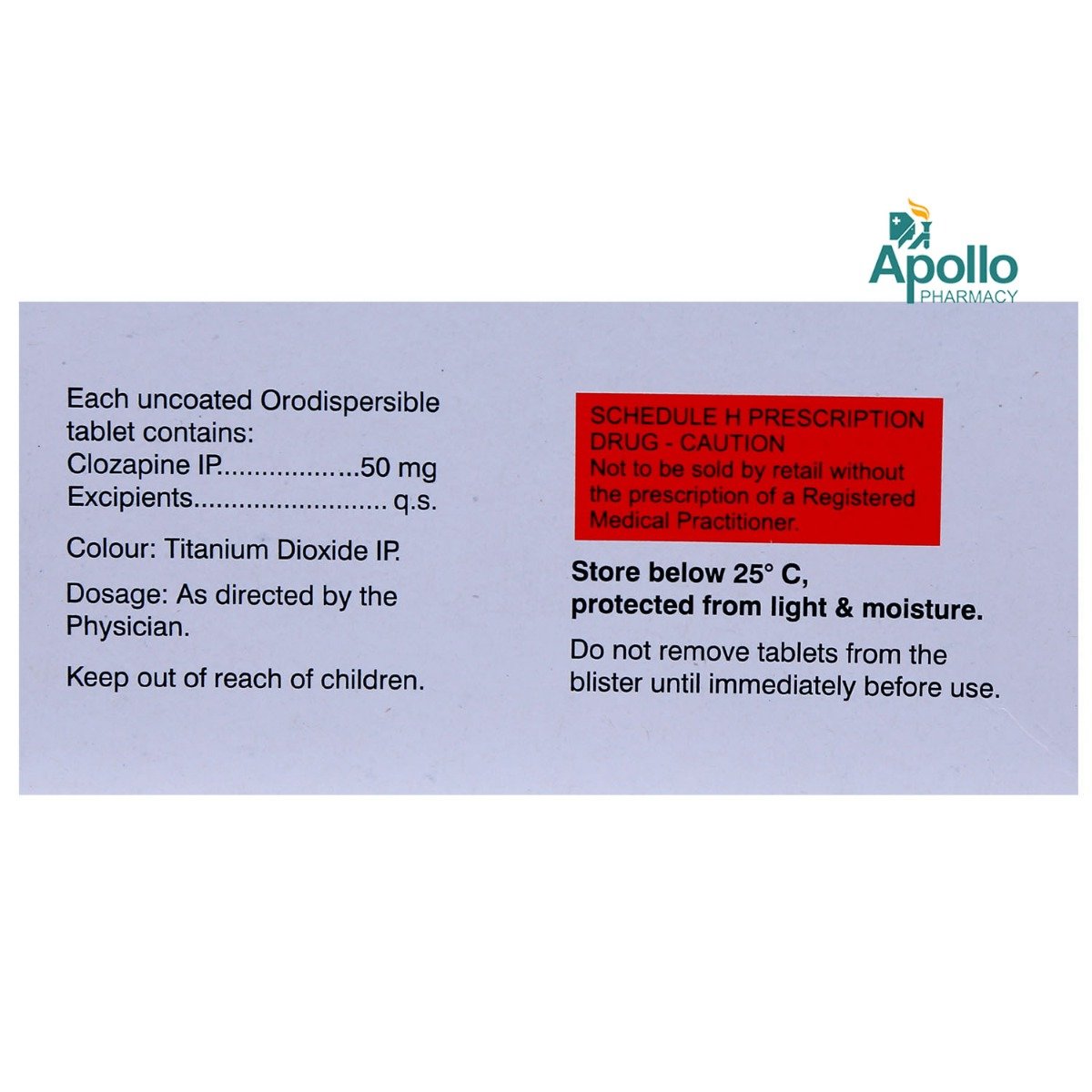 Alkepin ODT 50 Tablet 10's, Pack of 10 TabletS Alkepin ODT 50 Tablet 10's, Pack of 10 TabletS