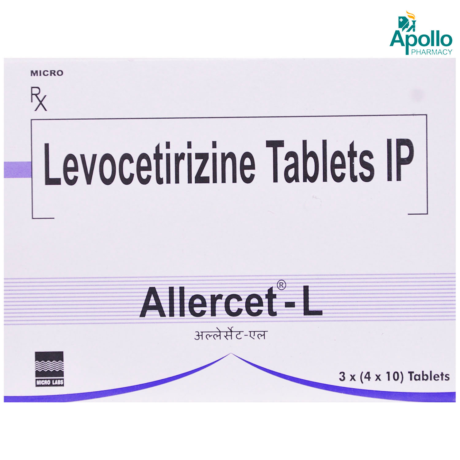 Allercet-L Tablet 10's, Pack of 10 TABLETS Allercet-L Tablet 10's, Pack of 10 TABLETS