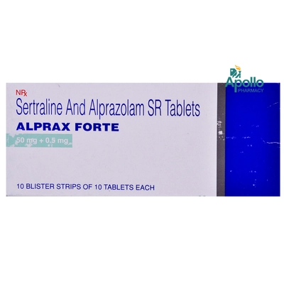 Alprax Forte Tablet 10's, Pack of 10 TABLETS