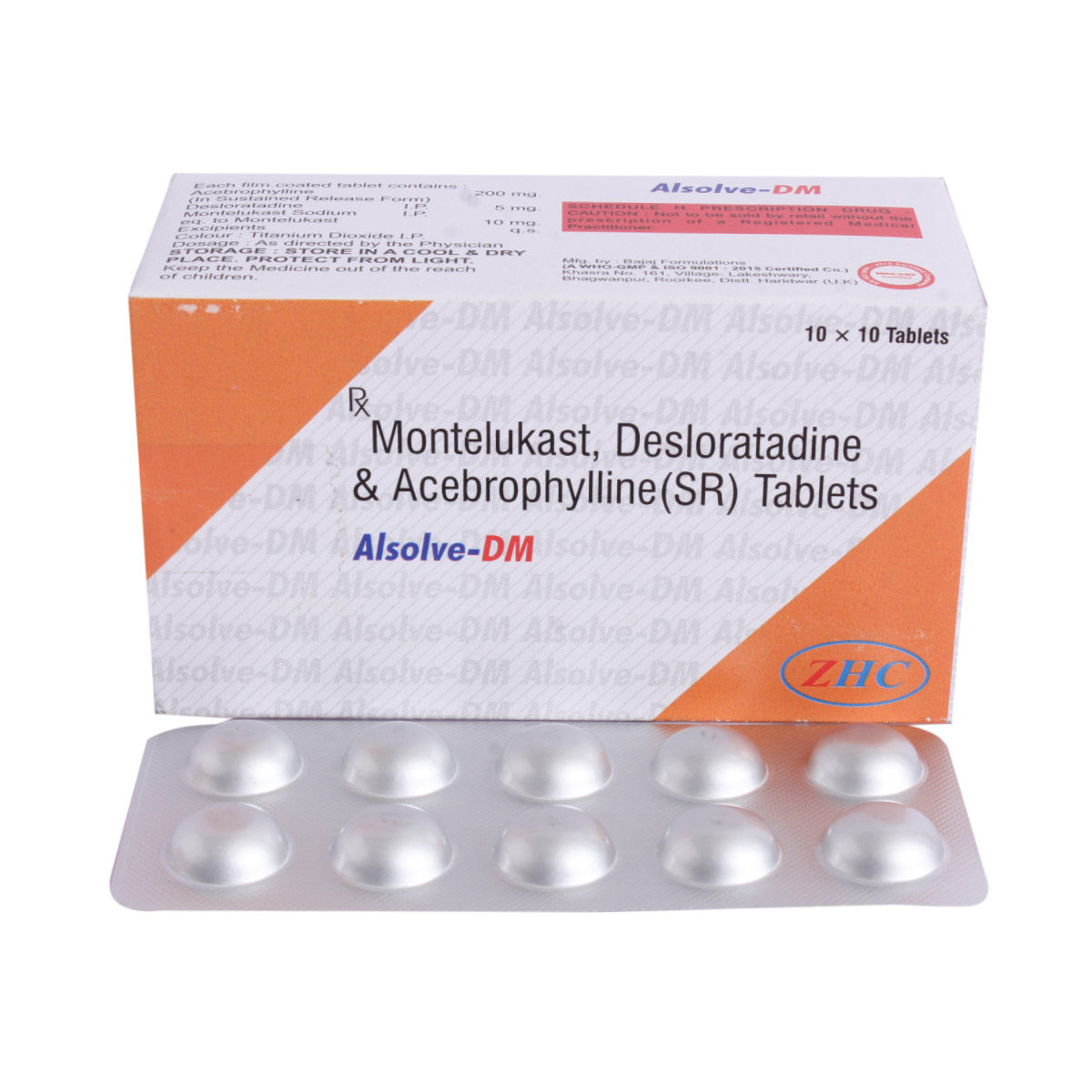 Buy Alsolve-DM Tablet 10's Online