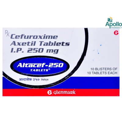 Altacef-250 Tablet 10's, Pack of 10 TABLETS