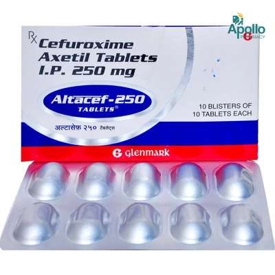 Altacef-250 Tablet 10's, Pack of 10 TABLETS