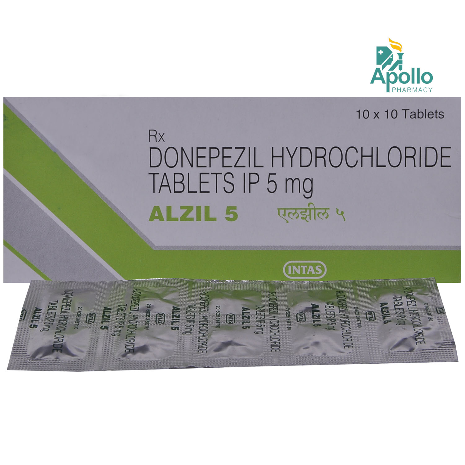Alzil 5 Tablet 10's, Pack of 10 TABLETS Alzil 5 Tablet 10's, Pack of 10 TABLETS