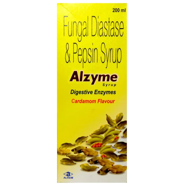 Alzyme Syrup 200 ml, Pack of 1