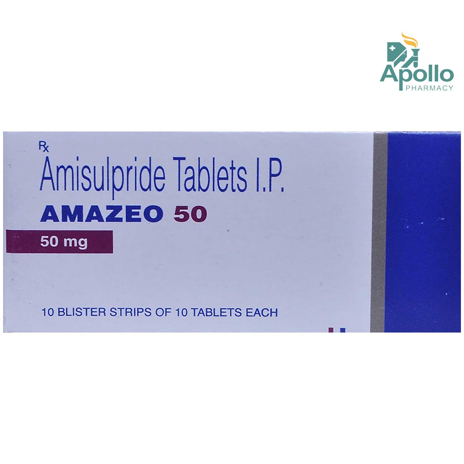 Amazeo 50 Tablet 10's, Pack of 10 TabletS Amazeo 50 Tablet 10's, Pack of 10 TabletS