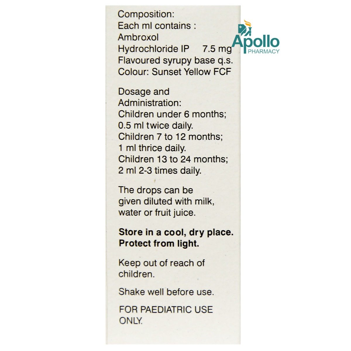 Ambrodil Drops 15 ml, Pack of 1 DROPS Ambrodil Drops 15 ml, Pack of 1 DROPS