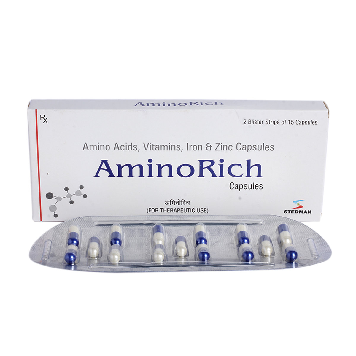 Aminorich Capsule 15's, Pack of 15 Aminorich Capsule 15's, Pack of 15
