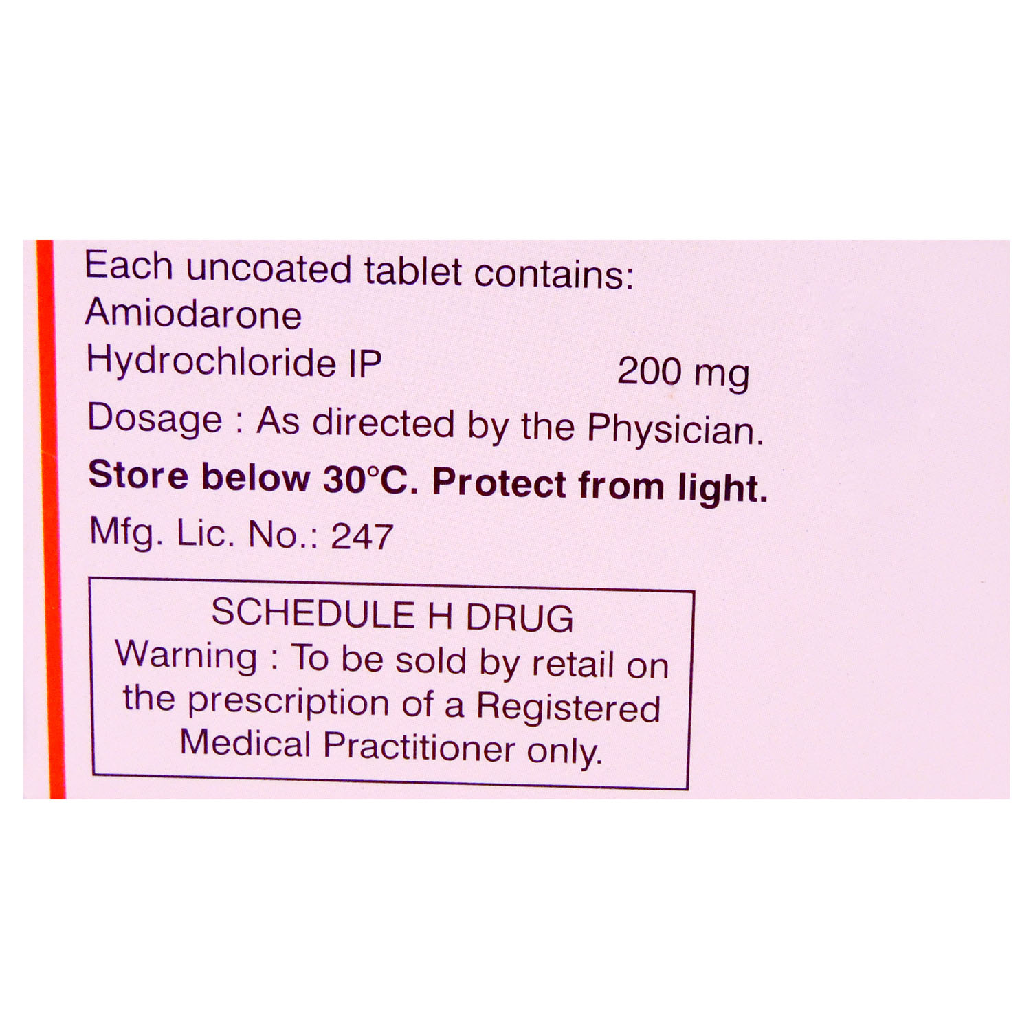 Amipace 200 Tablet 10's, Pack of 10 TabletS Amipace 200 Tablet 10's, Pack of 10 TabletS