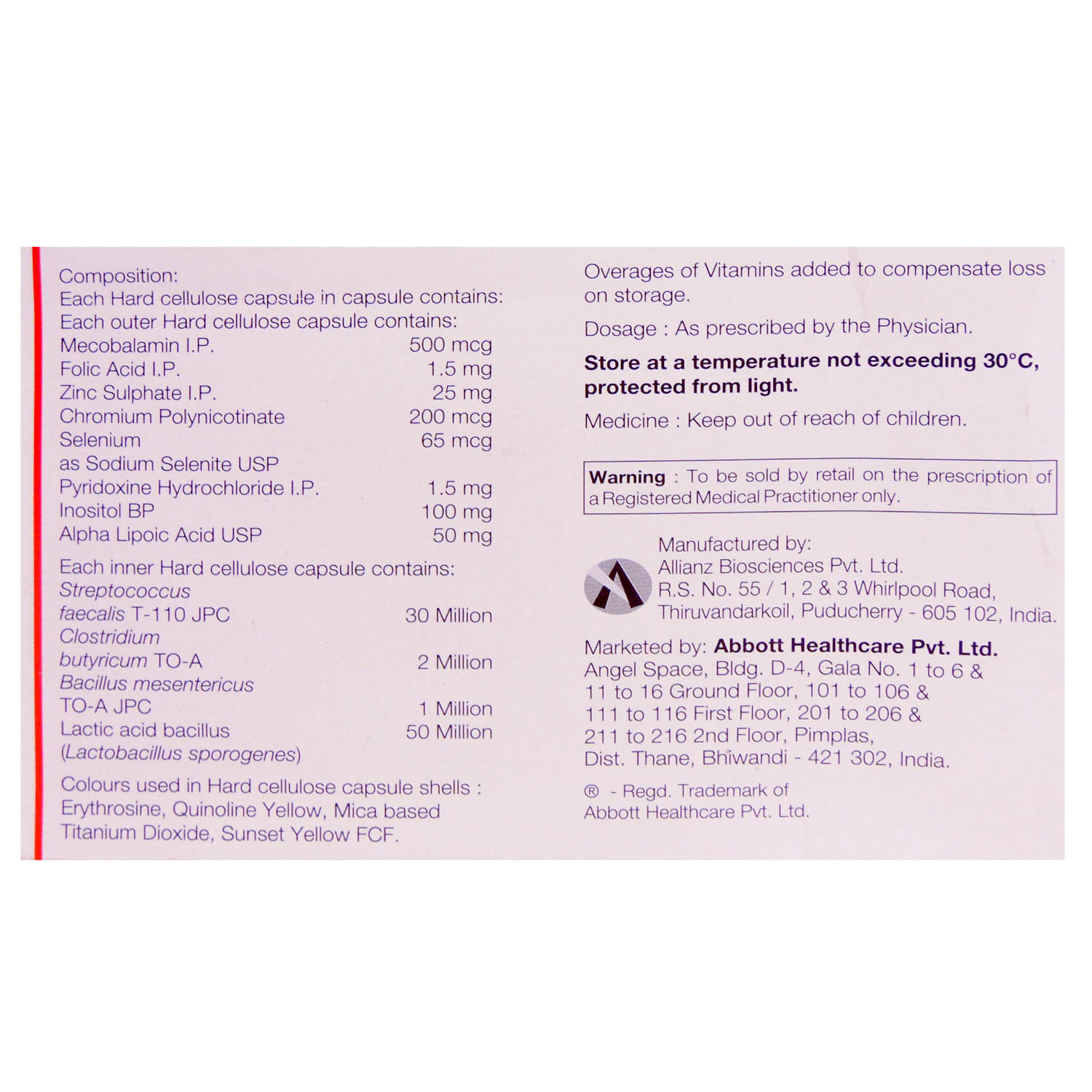 Amicolon Capsule 10's, Pack of 10 Amicolon Capsule 10's, Pack of 10