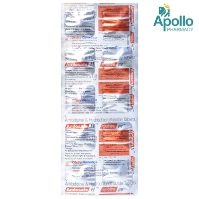 Amlosafe H Tablet 10's, Pack of 10 TABLETS