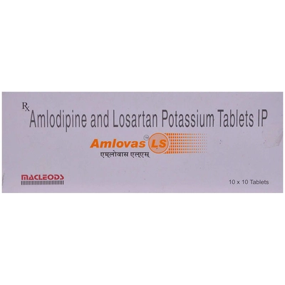 Amlovas LS Tablet 10's, Pack of 10 TABLETS