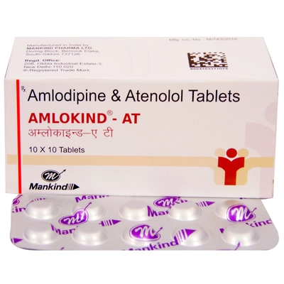 Amlokind AT Tablet 10's, Pack of 10 TABLETS