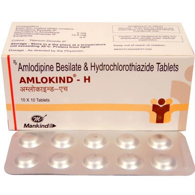 Amlokind H Tablet 10's, Pack of 10 TABLETS