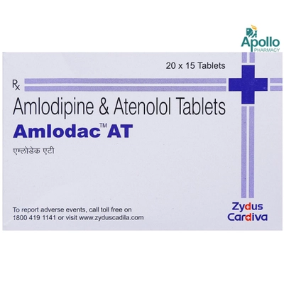 Amlodac AT Tablet 15's, Pack of 15 TABLETS