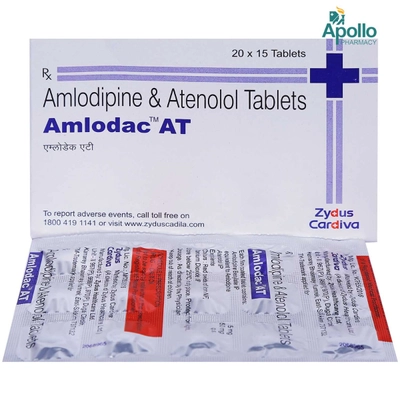 Amlodac AT Tablet 15's, Pack of 15 TABLETS