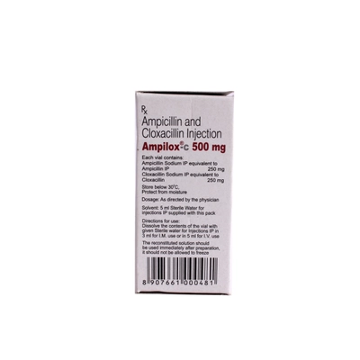 Ampilox C 500 mg Injection 1's, Pack of 1 Injection