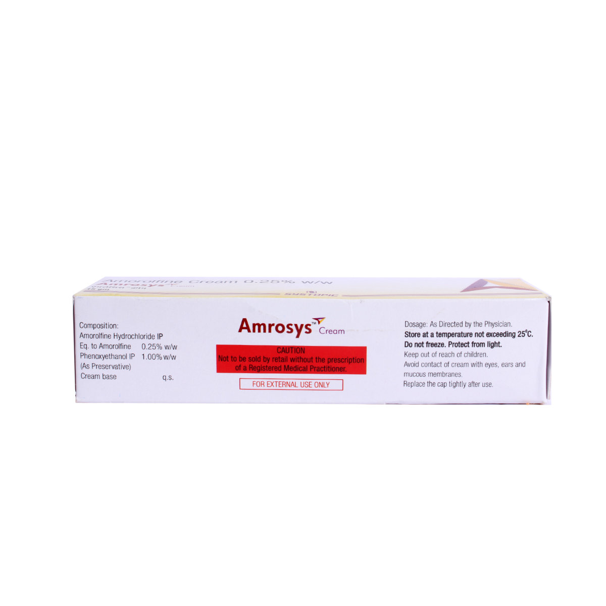 Amrosys 0.25% Cream 15gm, Pack of 1 Ointment Amrosys 0.25% Cream 15gm, Pack of 1 Ointment
