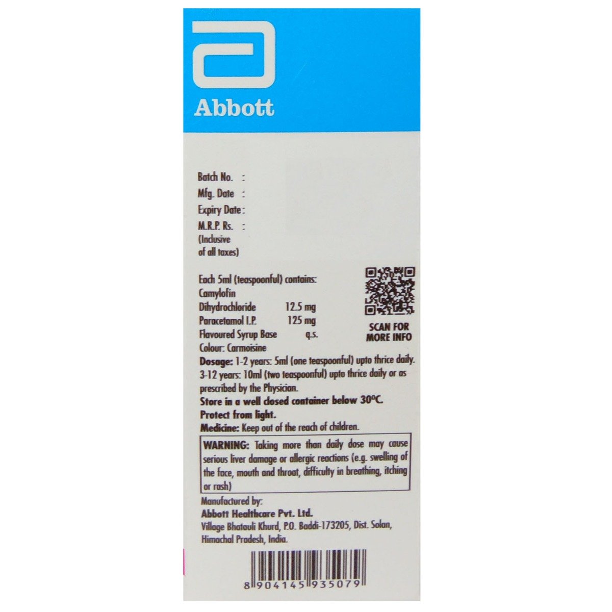 Anafortan Syrup 60 ml, Pack of 1 SYRUP Anafortan Syrup 60 ml, Pack of 1 SYRUP