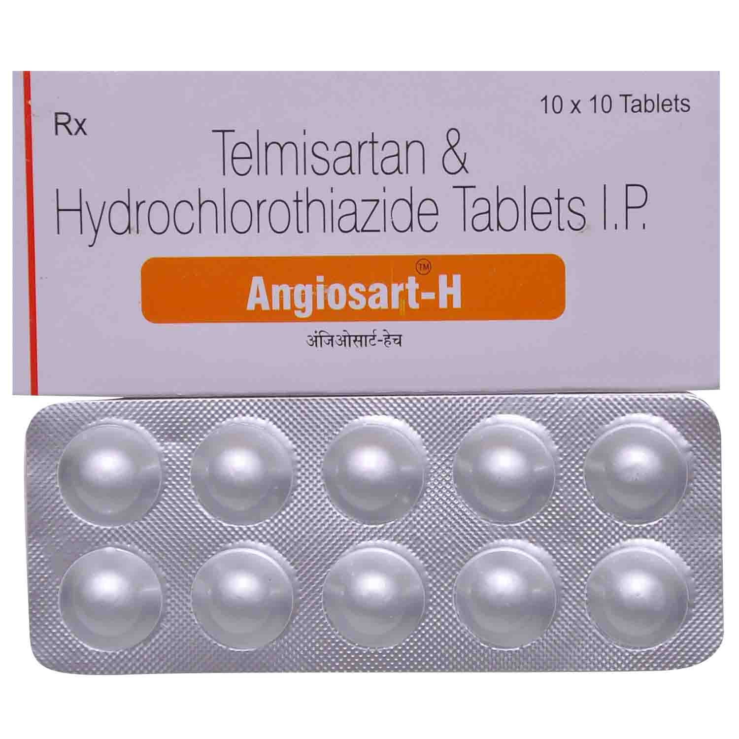 Angiosart-H Tablet 10's, Pack of 10 Angiosart-H Tablet 10's, Pack of 10