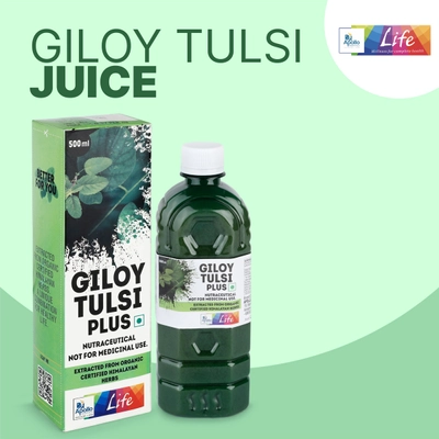 Apollo Life Giloy Tulsi Plus Juice, 500 ml, Pack of 1