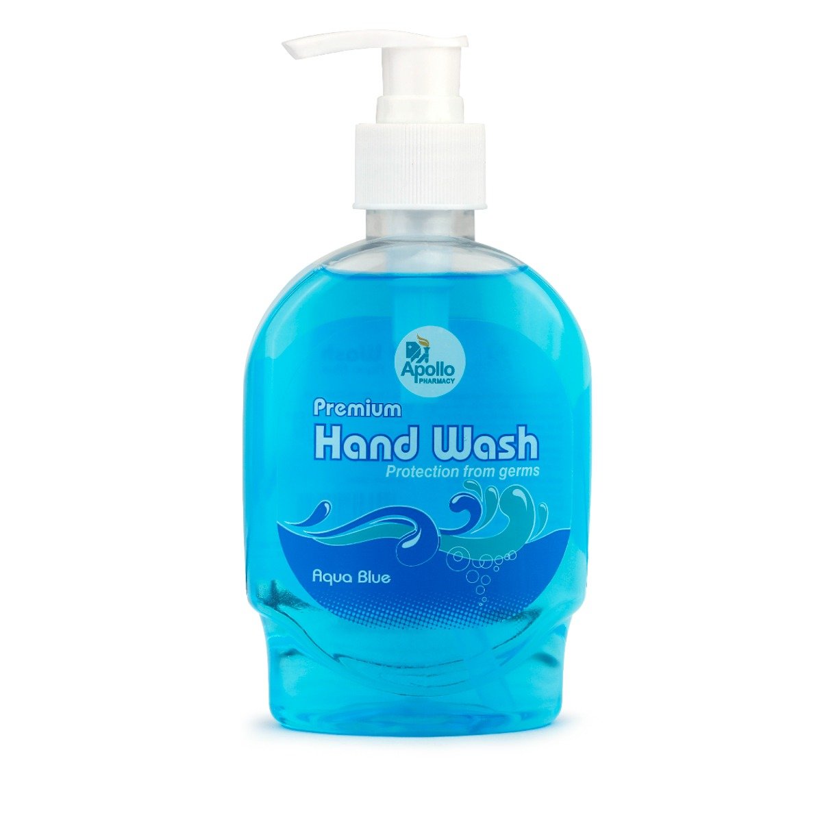 Apollo Pharmacy Premium Aqua Blue Handwash, 500 ml (2x250 ml), Pack of 2 Apollo Pharmacy Premium Aqua Blue Handwash, 500 ml (2x250 ml), Pack of 2