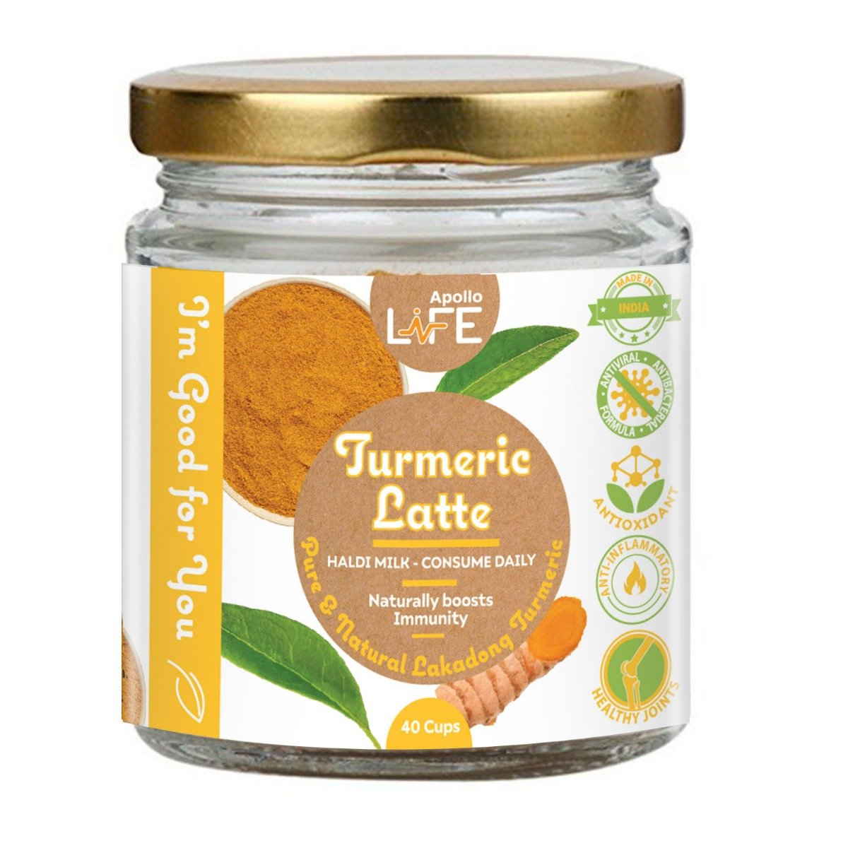 Apollo Life Turmeric Latte Powder, 100 gm, Pack of 1 Apollo Life Turmeric Latte Powder, 100 gm, Pack of 1