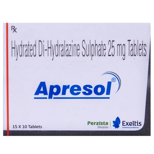 Apresol 25 Tablet 10's, Pack of 10 TABLETS