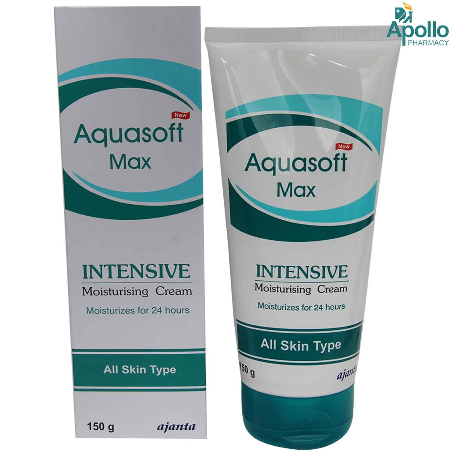 New Aquasoft Max Intensive Moisturising Cream 150 gm, Pack of 1 New Aquasoft Max Intensive Moisturising Cream 150 gm, Pack of 1
