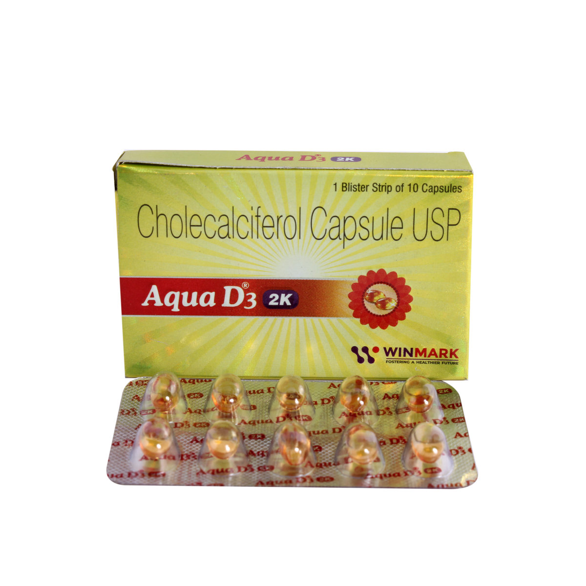 Buy Aqua D3 2K Capsule 10's Online