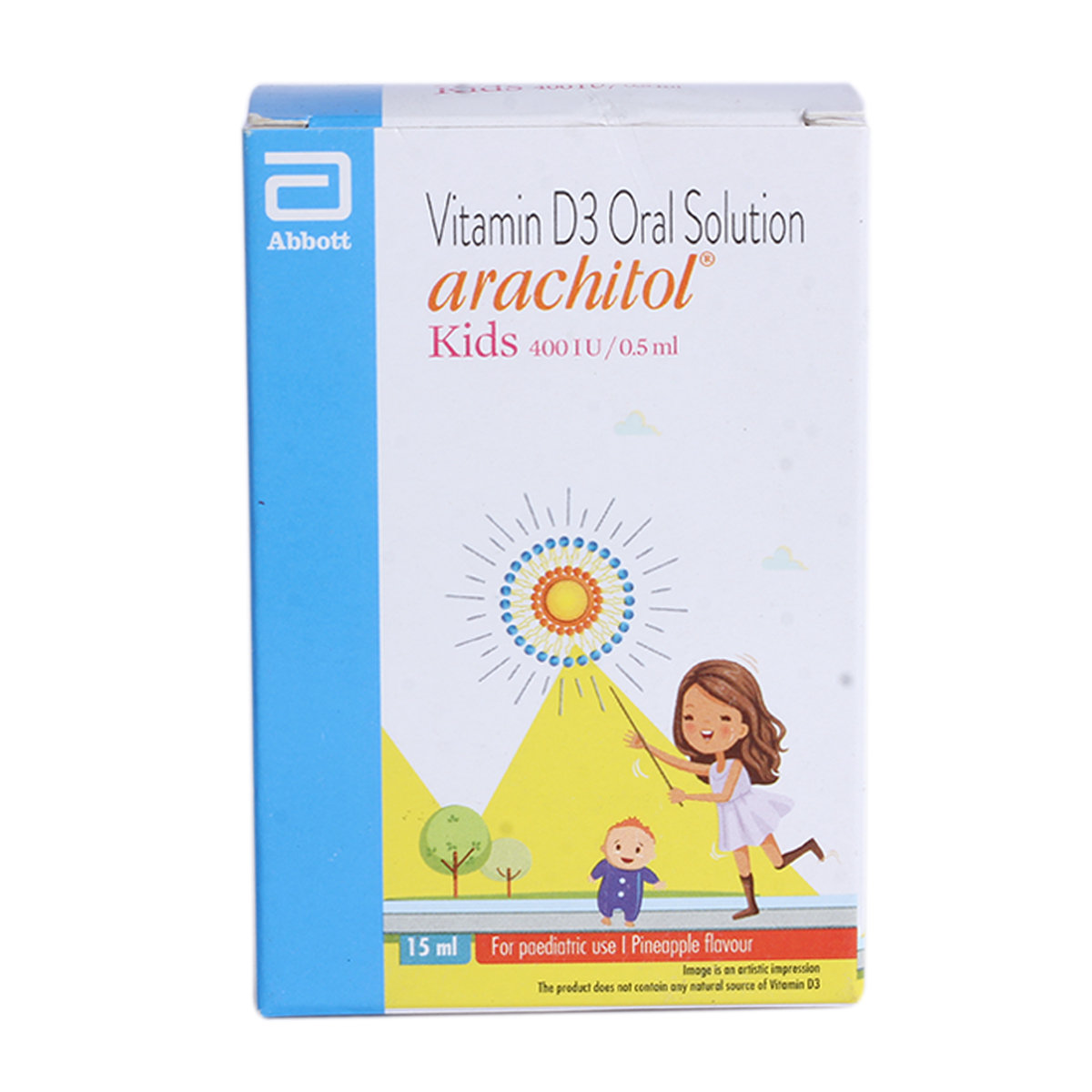 Arachitol Kids 400IU Oral Solution 15 ml, Pack of 1 Arachitol Kids 400IU Oral Solution 15 ml, Pack of 1