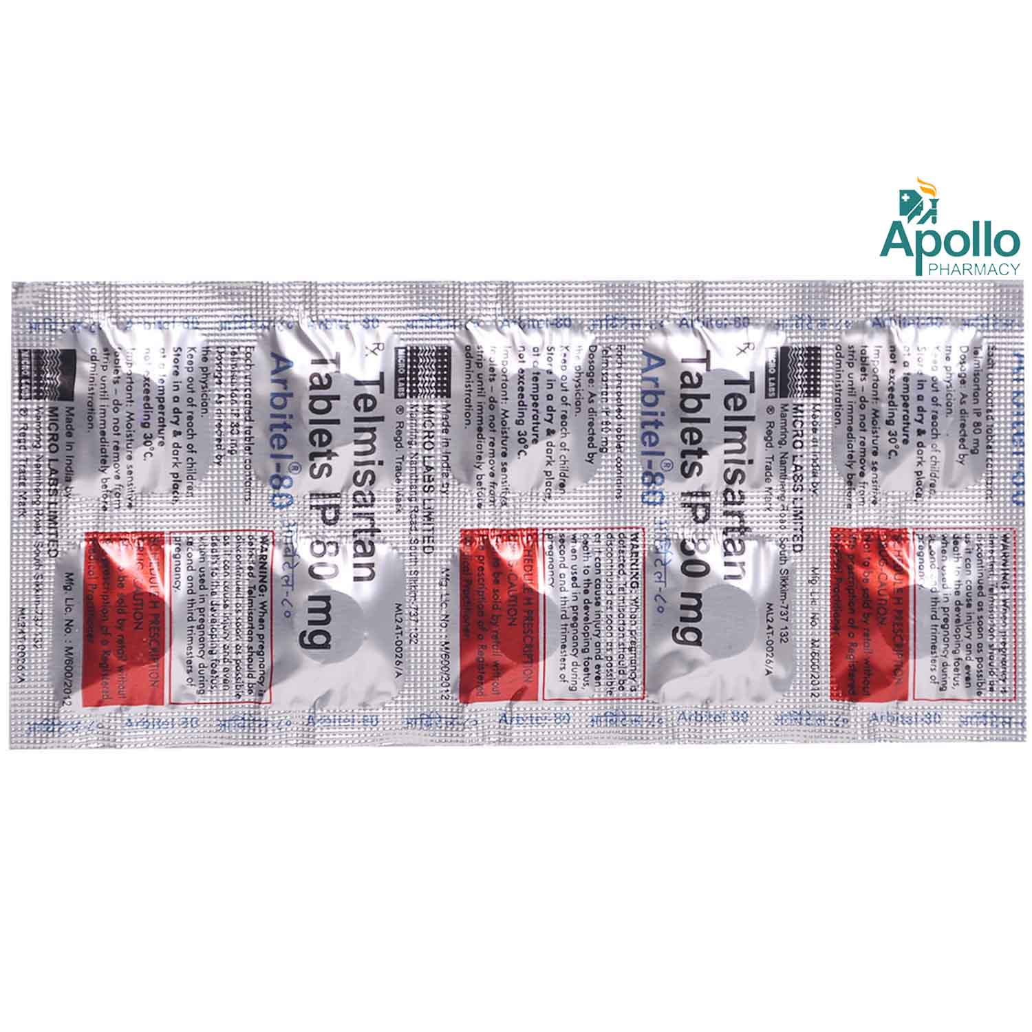 Arbitel-80 Tablet 10's, Pack of 10 TABLETS Arbitel-80 Tablet 10's, Pack of 10 TABLETS