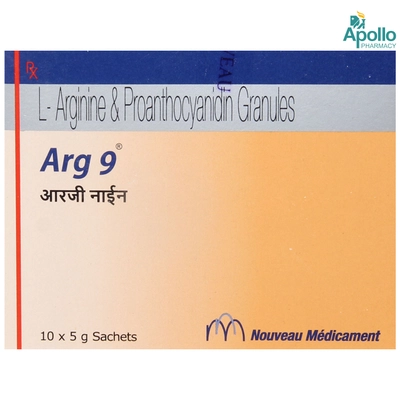 Arg 9 Sachets 5 gm, Pack of 1 GRANULES